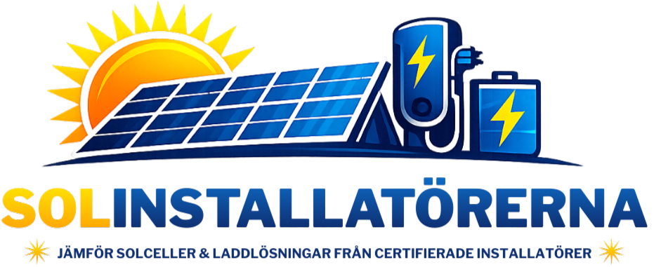 solinstallatörerna icon logo med slogan Jämför solceller & laddlösningar från certifierade installatörer